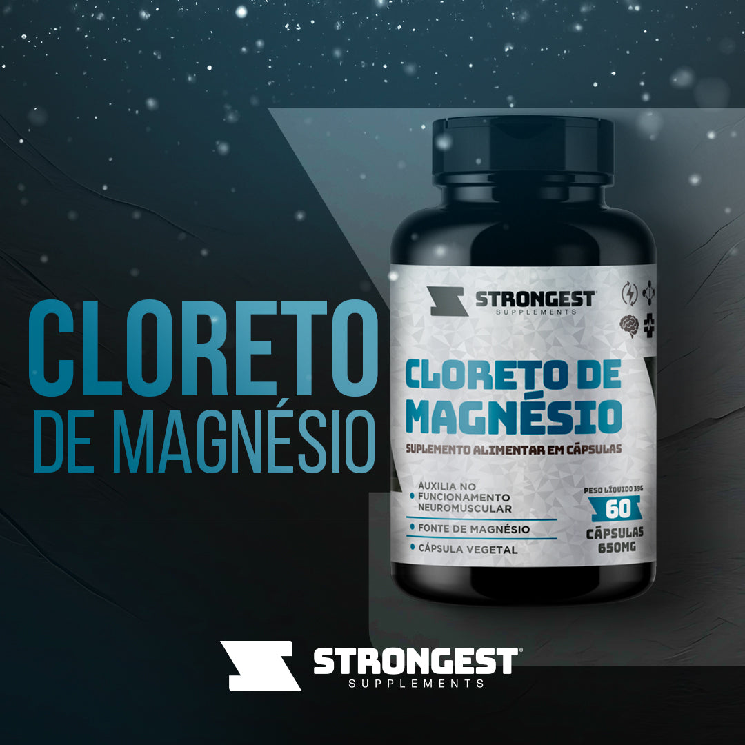 Cloreto de Magnésio 60 Cápsulas