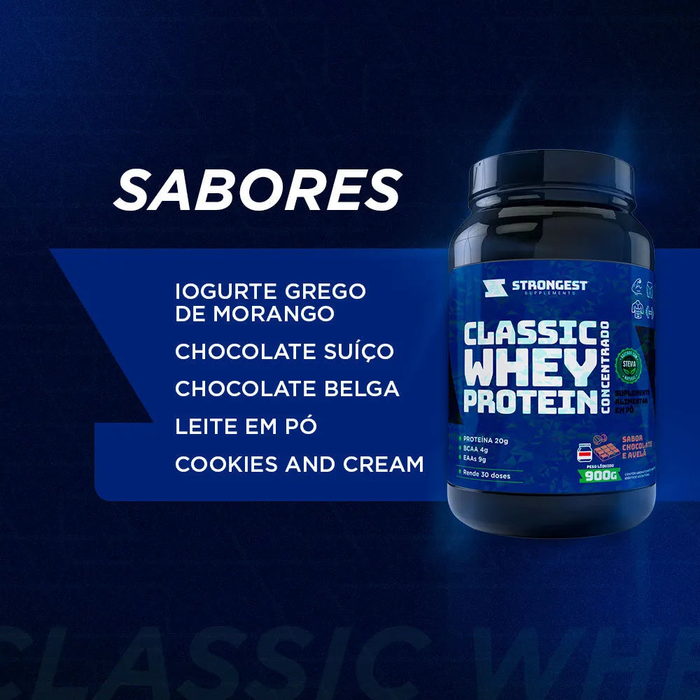 Classic Whey Protein Concentrado 900g