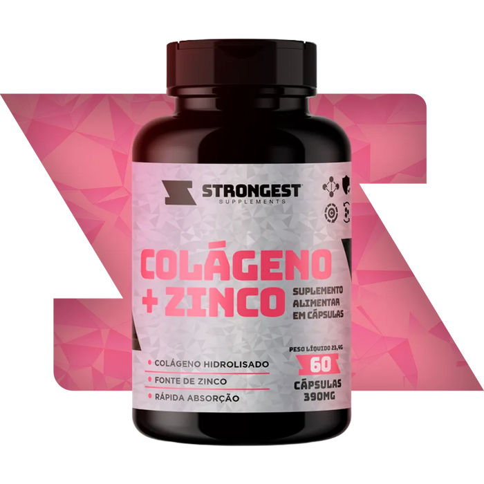 Colágeno e Zinco 60 Cápsulas