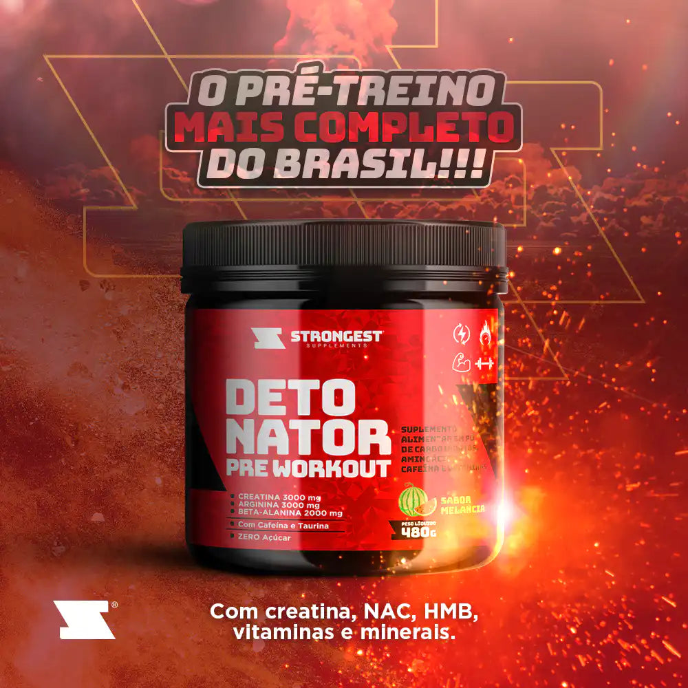 Pré Treino Detonator 480g