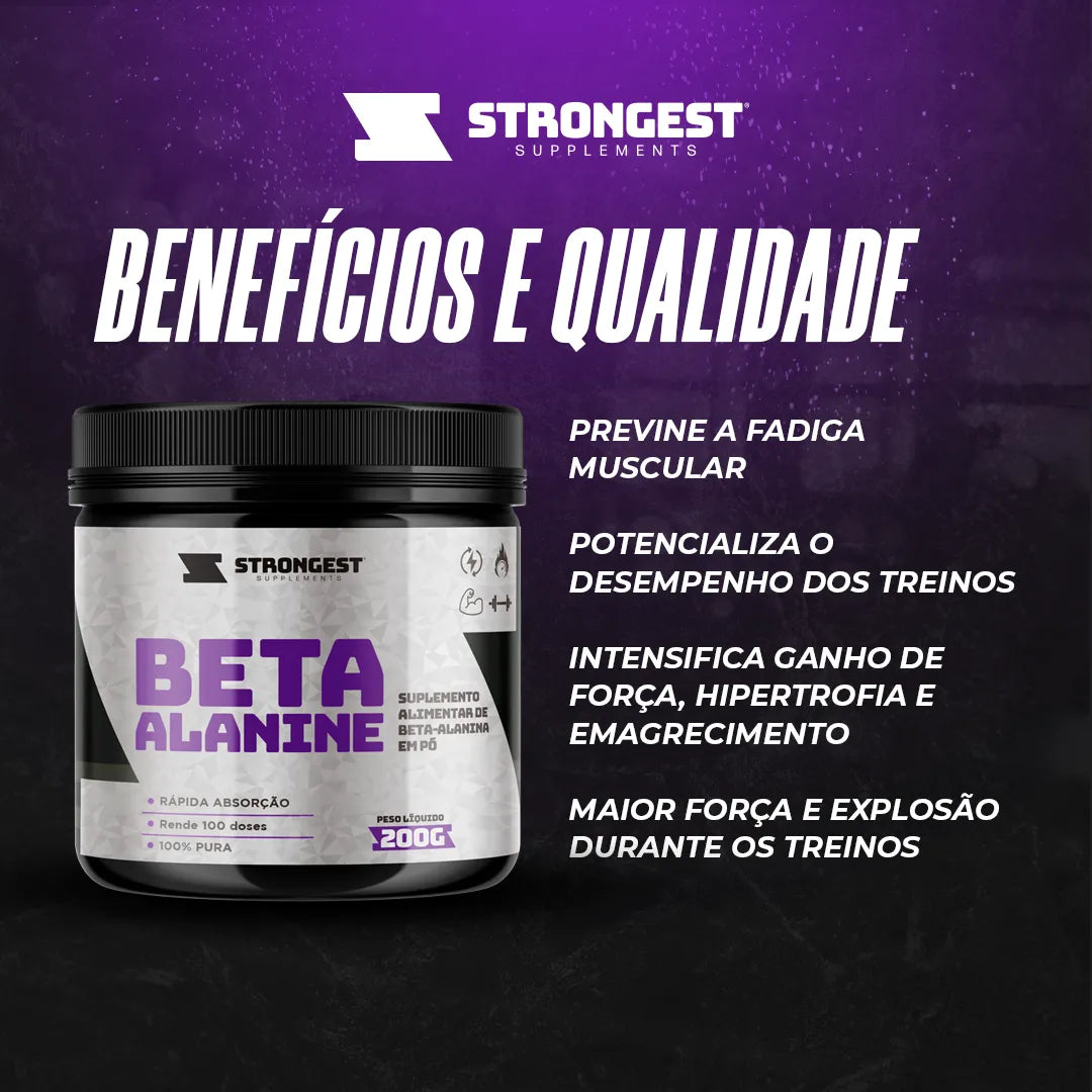 Beta Alanina 100% Pura 200g