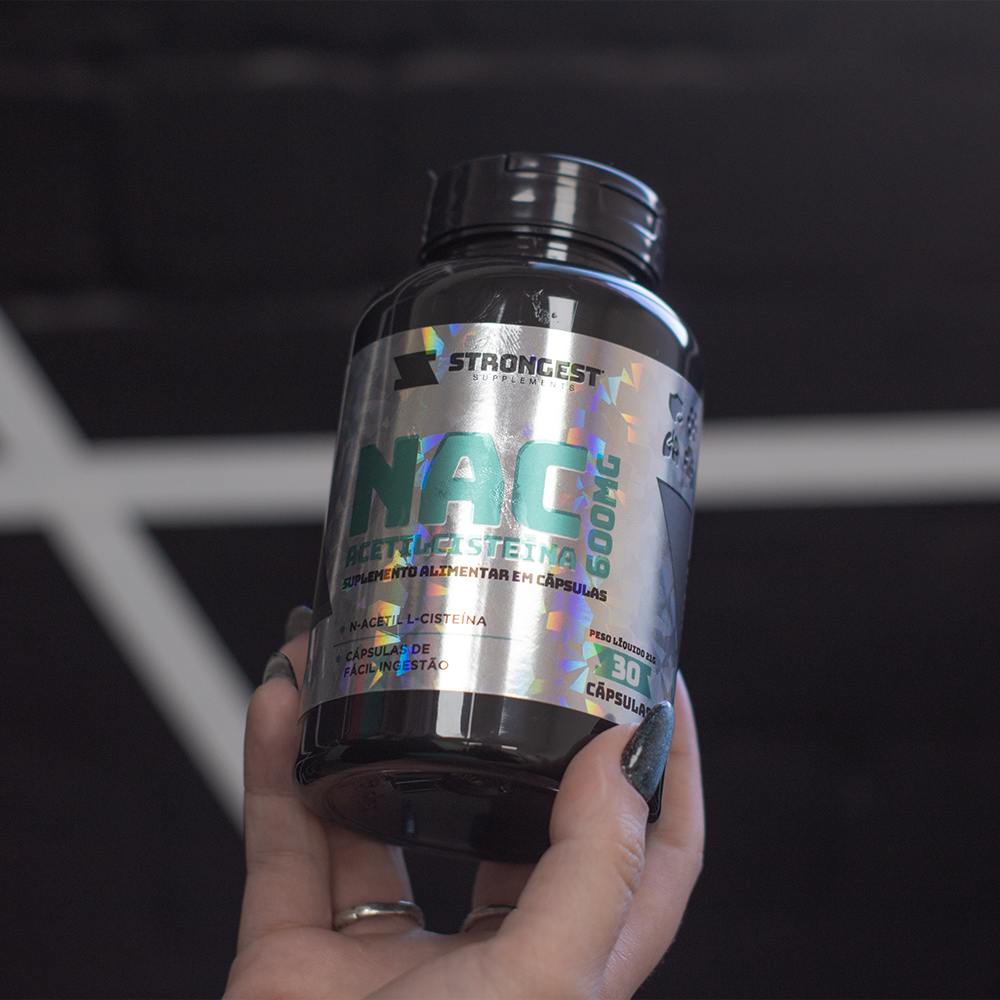 NAC Acetilcisteína 600mg 30 Cápsulas