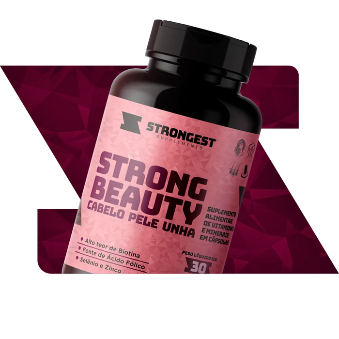 Strong Beauty Cabelo Pele Unha 30 Caps