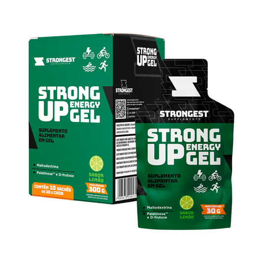 Strong Up Energy Gel - Caixa 10 Sachês