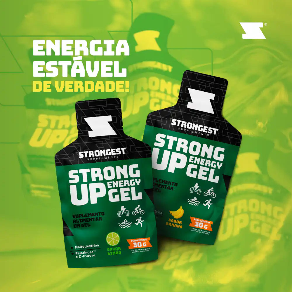 Strong Up Energy Gel - Caixa 10 Sachês
