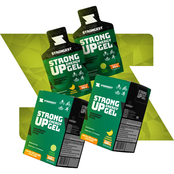 Strong Up Energy Gel - Caixa 10 Sachês