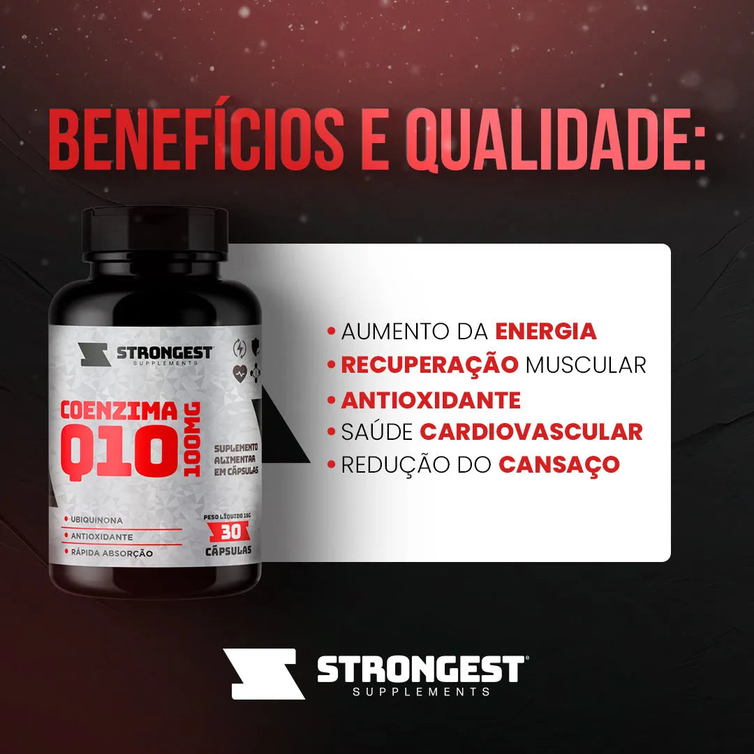 Coenzima Q10 100mg 30 Cápsulas