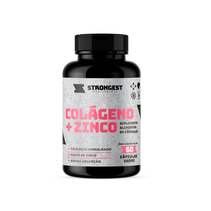 Colágeno e Zinco 60 Cápsulas
