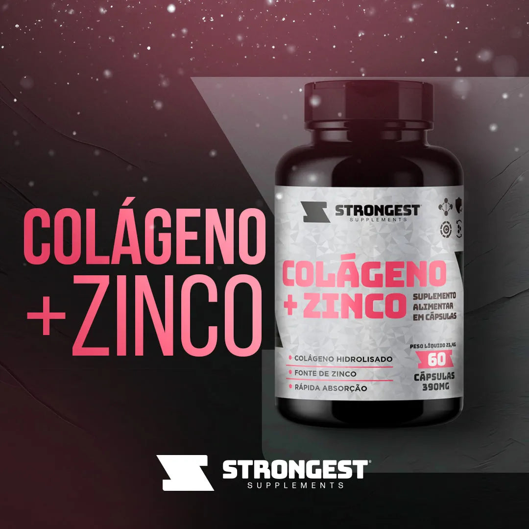 Colágeno e Zinco 60 Cápsulas