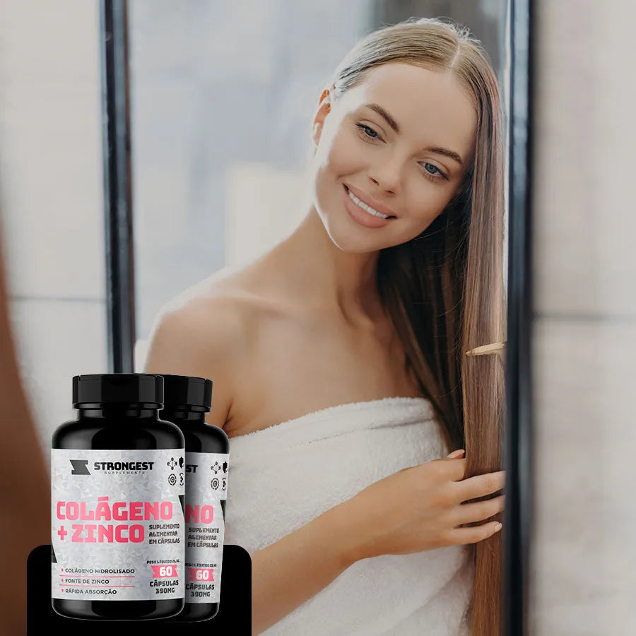 Colágeno e Zinco 60 Cápsulas