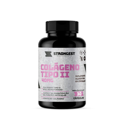 Colágeno Tipo II 40mg 30 Cápsulas
