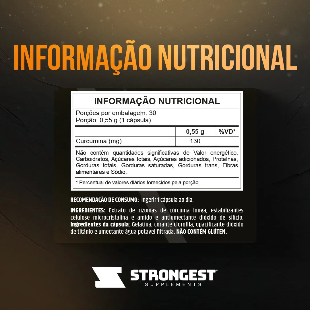 Cúrcuma 130mg 30 Cápsulas