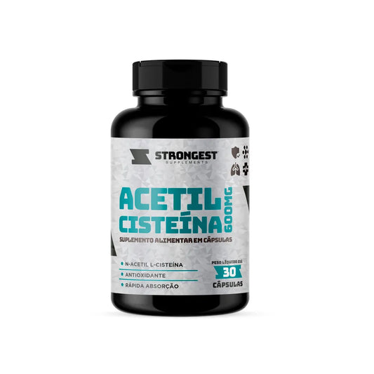 NAC Acetilcisteína 600mg 30 Cápsulas