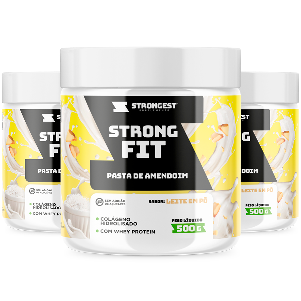 Strong Fit Pasta de Amendoim 500g