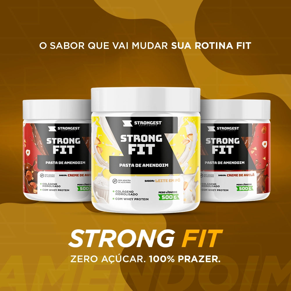 Strong Fit Pasta de Amendoim 500g