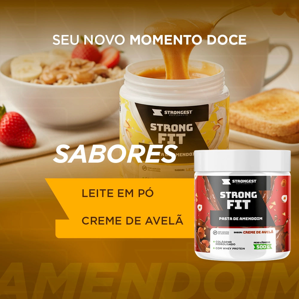 Strong Fit Pasta de Amendoim 500g
