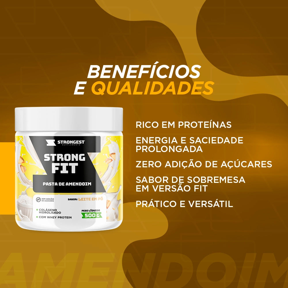 Strong Fit Pasta de Amendoim 500g