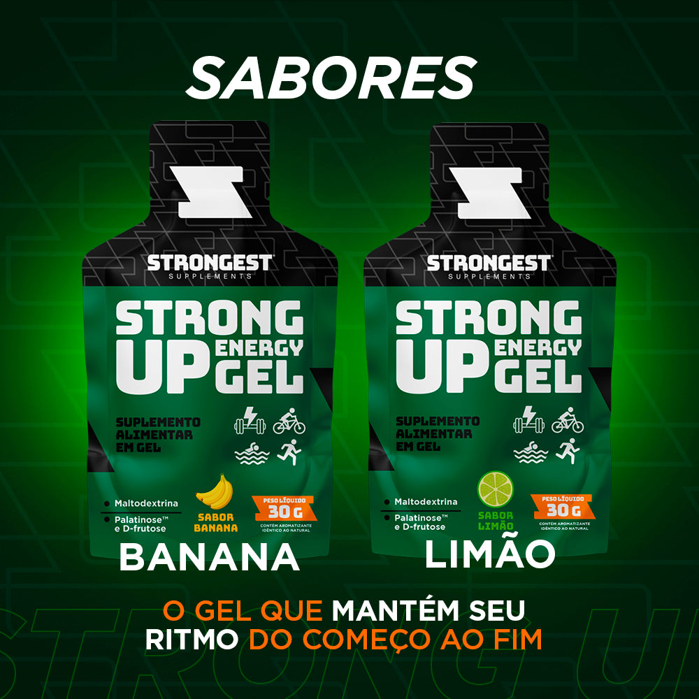 Strong Up Energy Gel - Caixa 10 Sachês