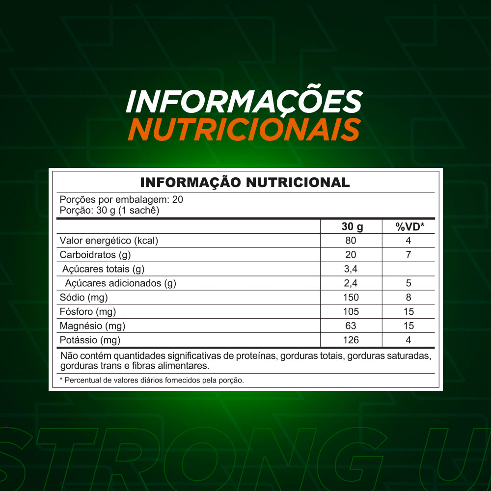 Strong Up Energy Gel - Caixa 10 Sachês