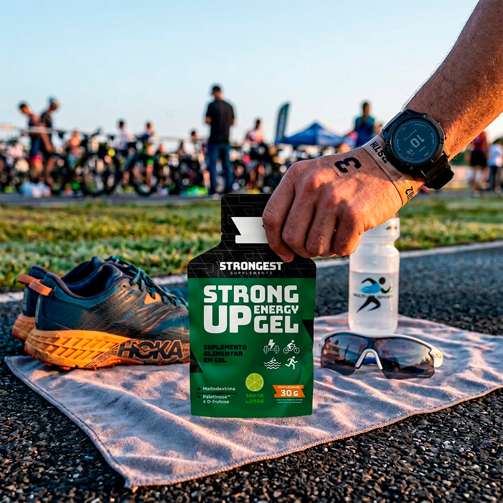 Strong Up Energy Gel - Caixa 10 Sachês
