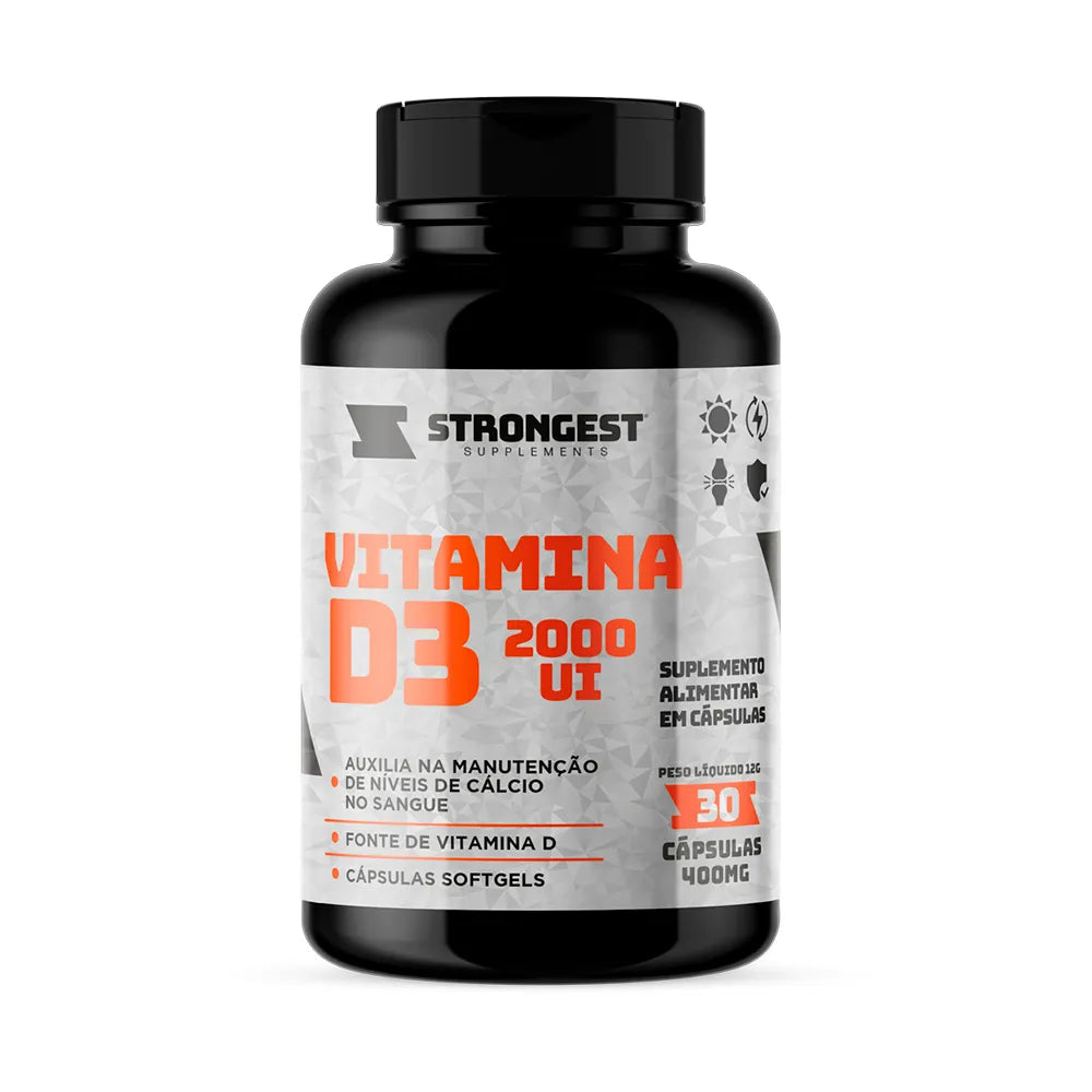 Vitamina D3 2000UI 30 Cápsulas