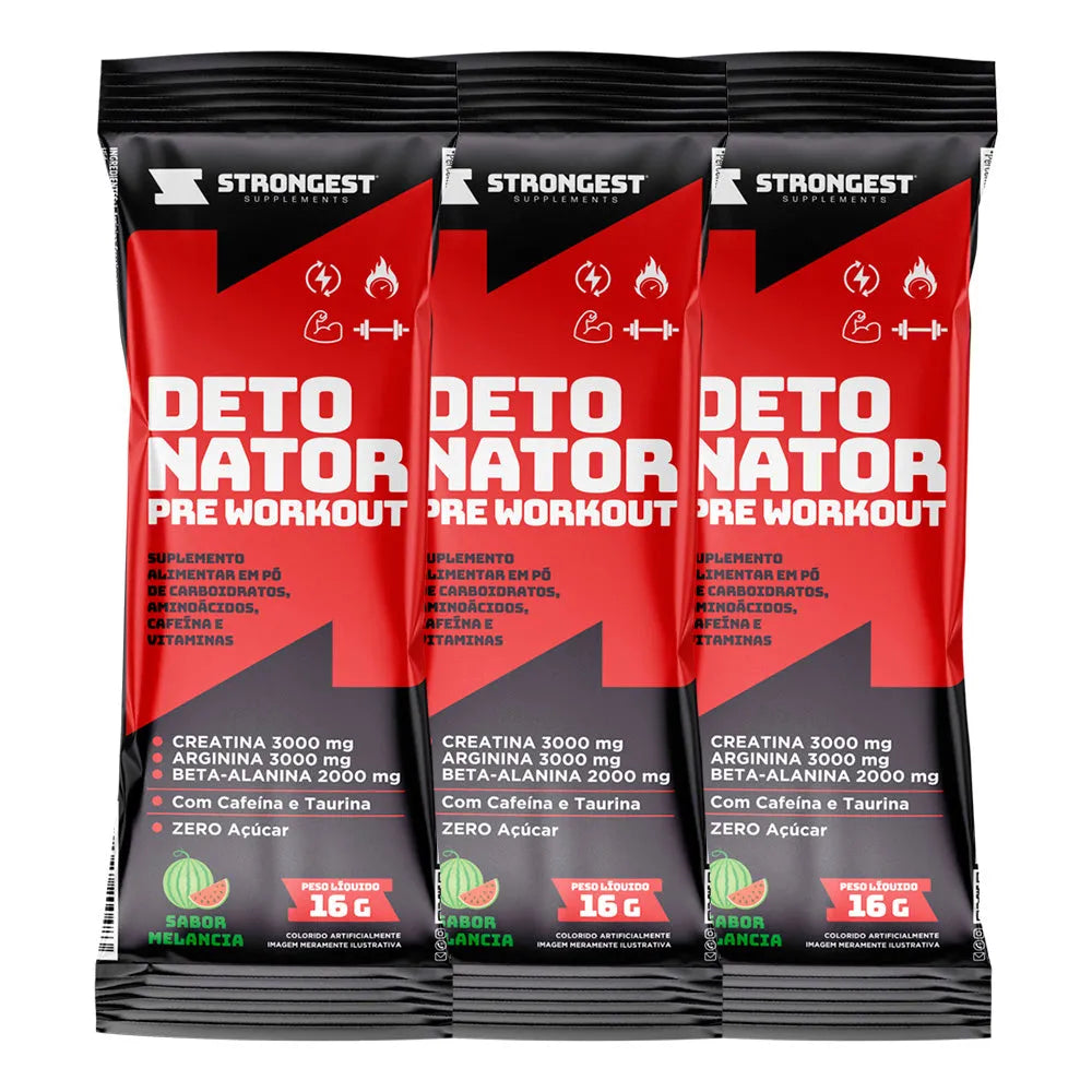 Pré Treino Detonator Sachê 16g Unidade