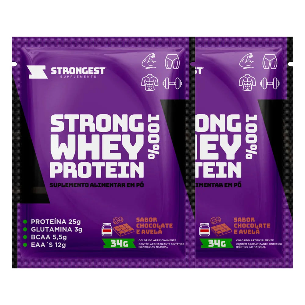 Strong Whey 100% Sachê 34g