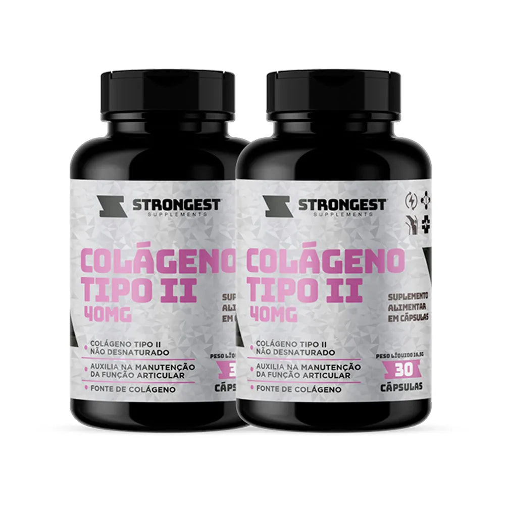 Colágeno Tipo II 40mg 30 Cápsulas