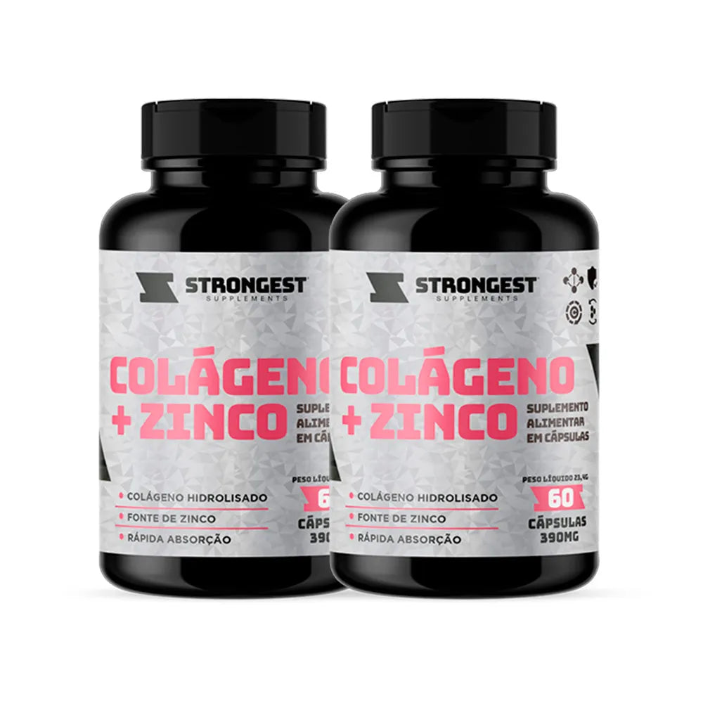 Colágeno e Zinco 60 Cápsulas