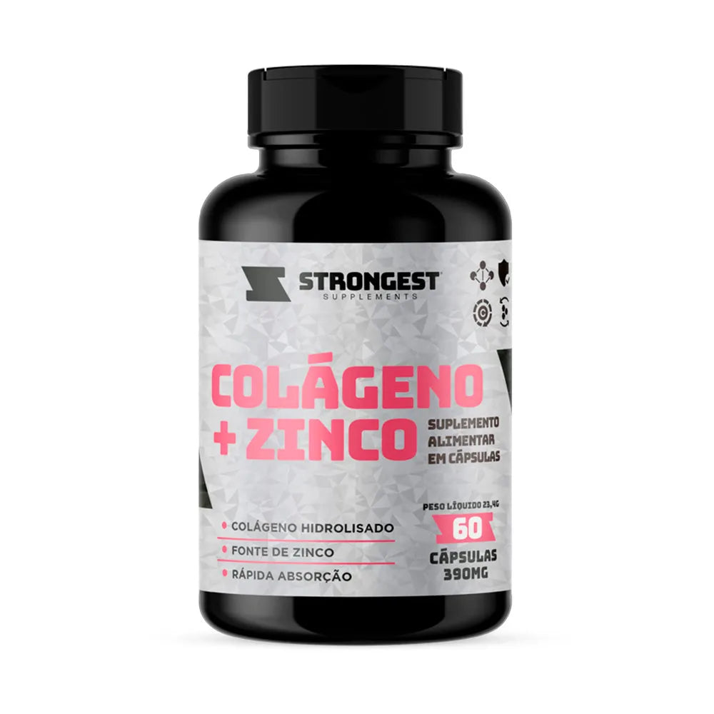 Colágeno e Zinco 60 Cápsulas