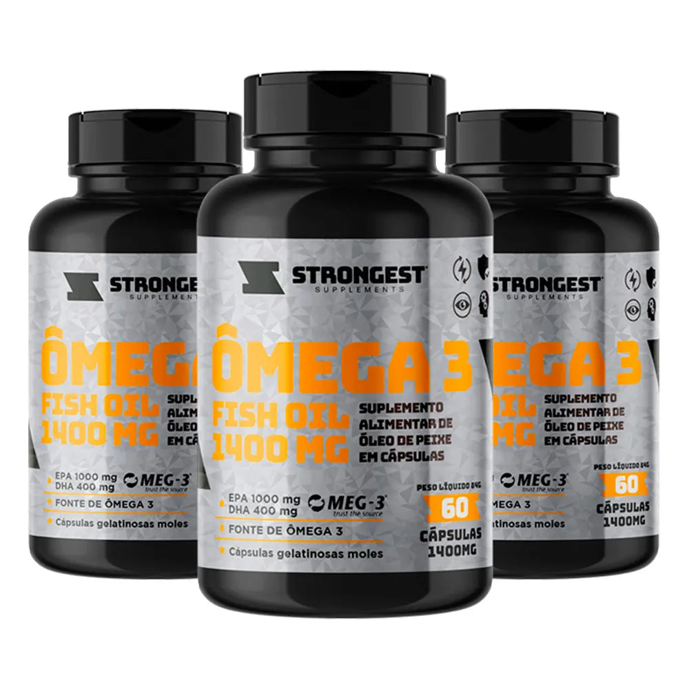 Ômega 3 1400mg MEG-3 60 Cápsulas