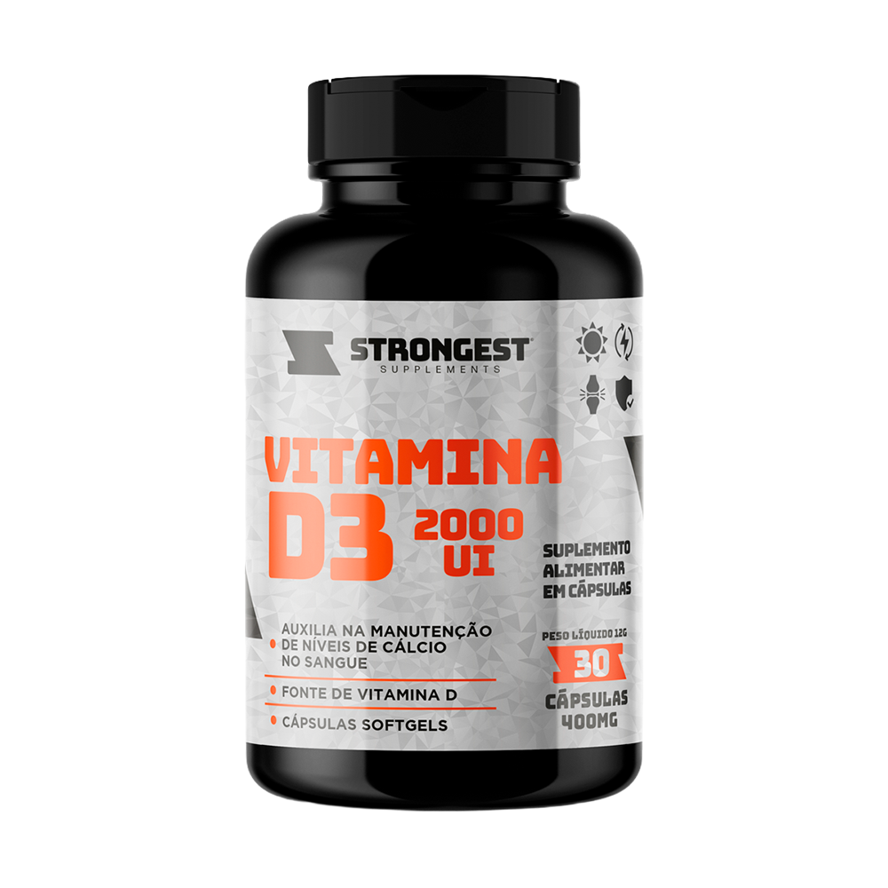 Vitamina D3 2000UI 30 Cápsulas