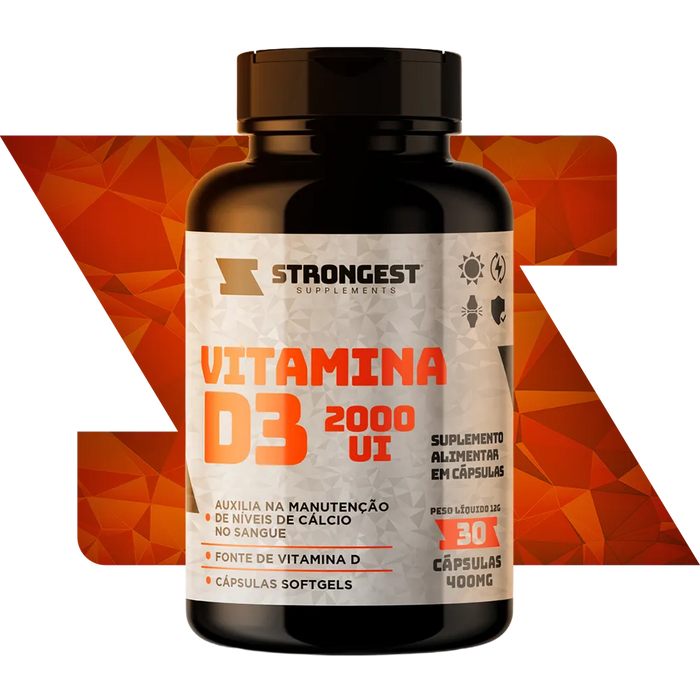 Vitamina D3 2000UI 30 Cápsulas
