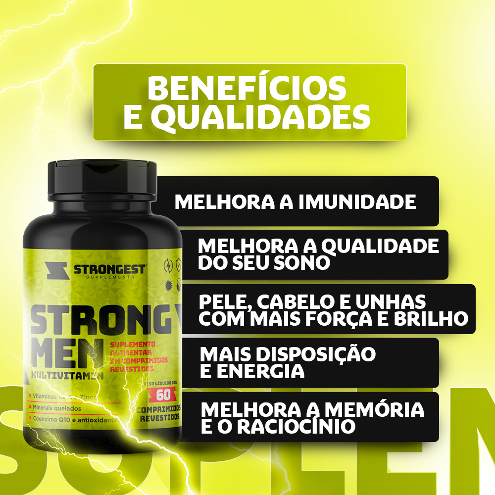 Produto STRONGMEN Multivitamin