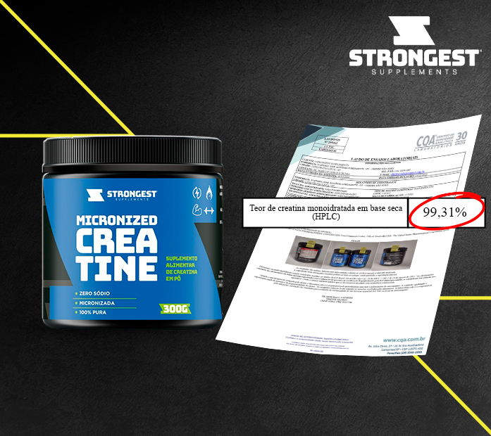 Saiba tudo sobre creatina micronizada - Strongest Supplements